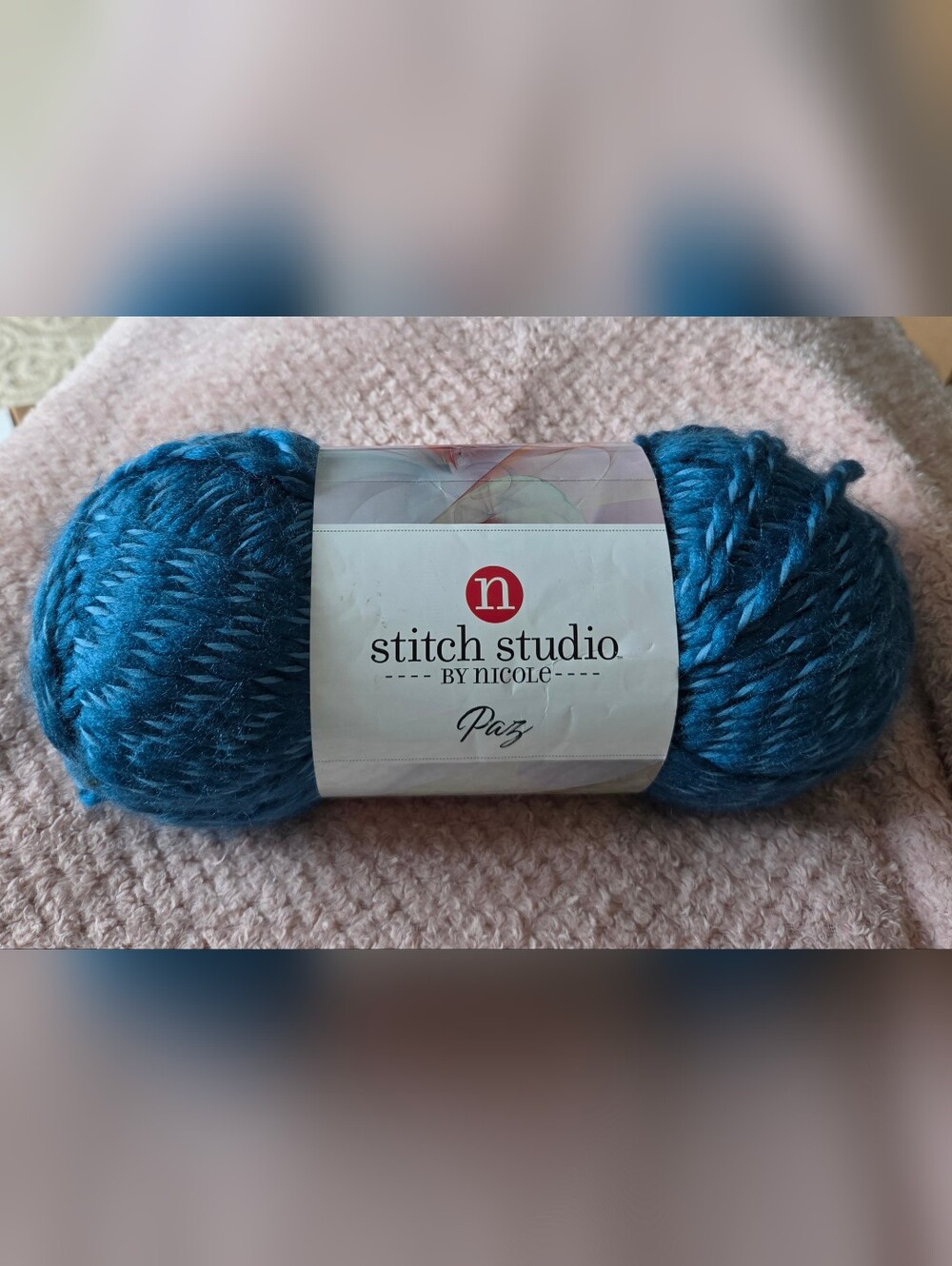 STUDIO STITCH By NICOLE YARN BULKY BLUE 9.8 OZ